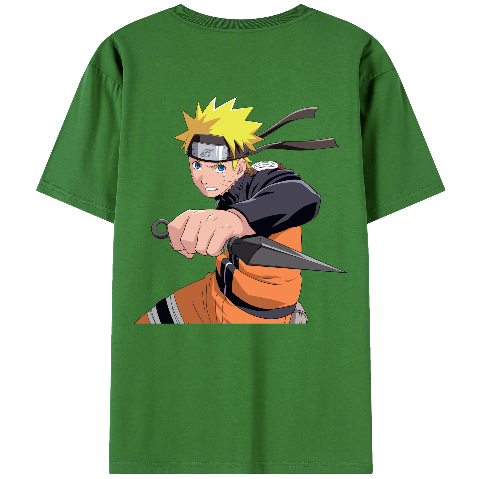 （画像用） NARUTO -ナルト- うずまき ナルト Uzumaki Naruto レディース半袖Tシャツ(バックプリント)